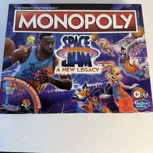 Monopoly Space Jam A New Legacy Board Game Hasbro 2-6 Players New Sealed